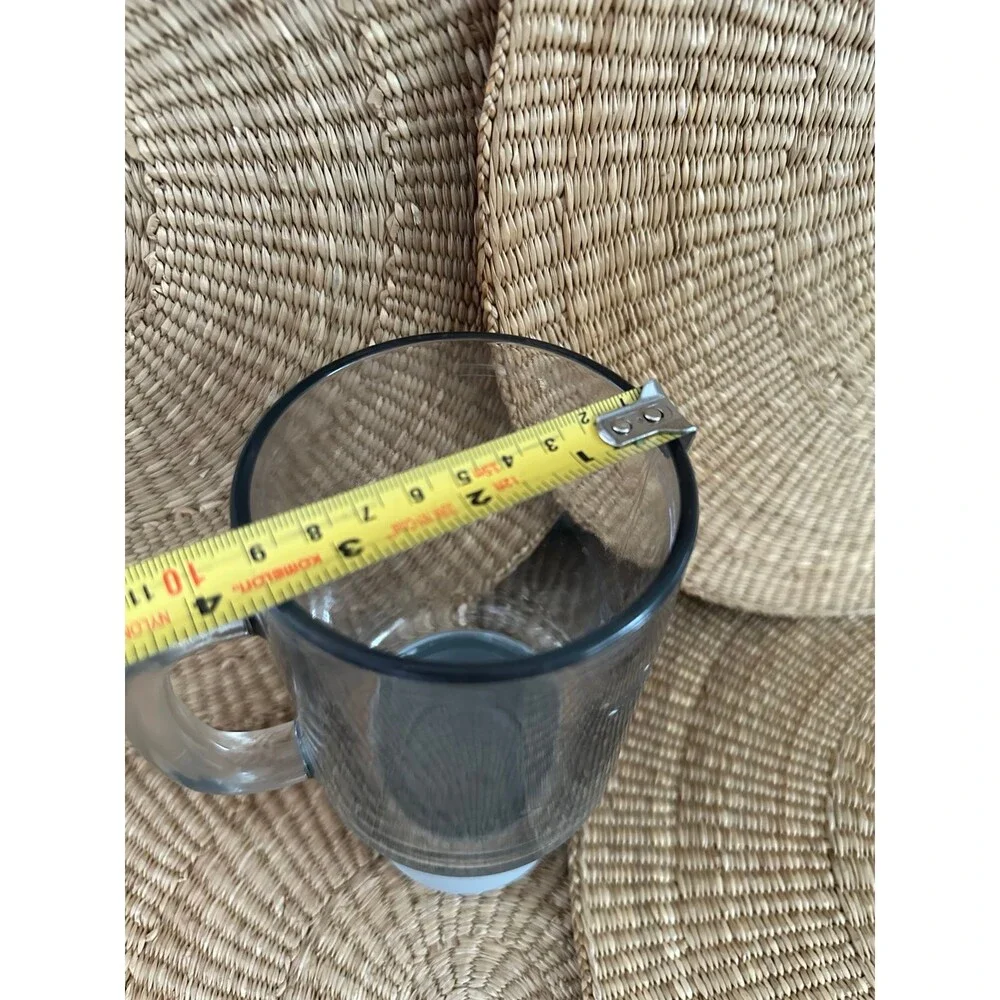 Glass cup with silicone holder